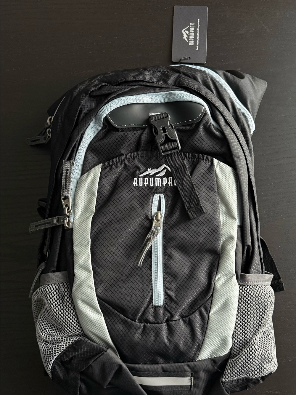 RUPUMPACK 18L Insulated Hydration Backpack Black Hiking Daypack W/ 2.5L Bladder